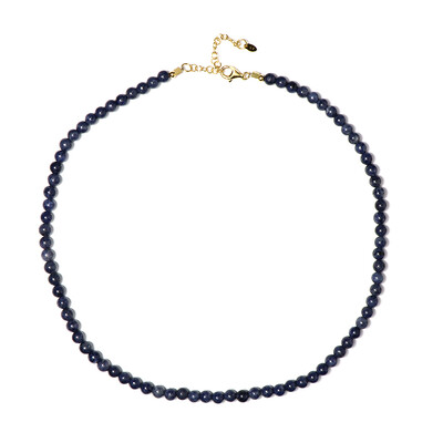 Collier en argent et Saphir bleu