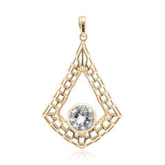 Pendentif en or et Danburite (Ornaments by de Melo)
