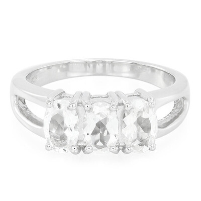 Bague en argent et Béryl de l'Himalaya