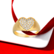 Bague en argent et Topaze blanche (M de Luca)