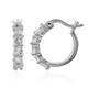 Boucles d'oreilles en argent et Topaze blanche