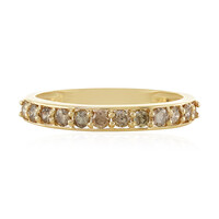 Bague en or et Diamant chocolat I1