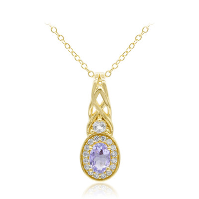 Collier en argent et Tanzanite