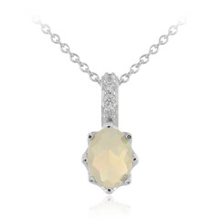 Collier en argent et Opale Welo