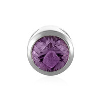 Pendentif en argent et Améthyste Rose de France