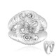 Bague en argent et Zircon (MONOSONO COLLECTION)
