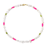 Collier en argent et Quartz blanc