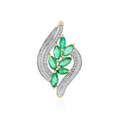 Pendentif en or et Emeraude de Zambie (SUHANA)