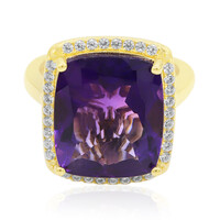 Bague en argent et Améthyste du Maroc