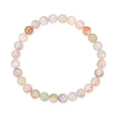 Bracelet et Agate fleur de cerisier