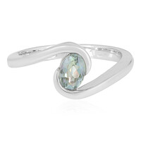 Bague en argent et Quartz lac de montagne