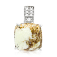 Pendentif en argent et Magnésite