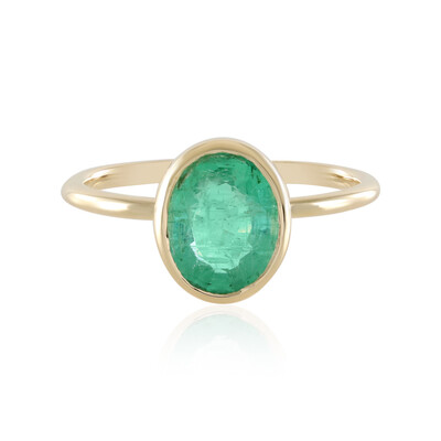 Bague en or et Emeraude de Russie