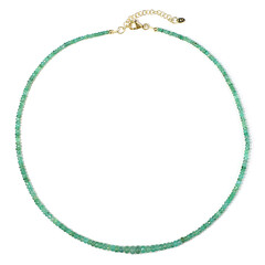 Collier en argent et Emeraude de Zambie