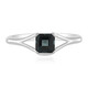 Bague en argent et Topaze bleu de Londres
