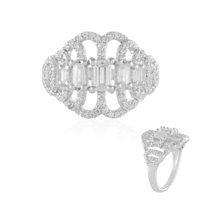 Bague en argent et Zircon