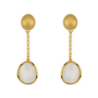 Boucles d'oreilles en argent et Nacre
