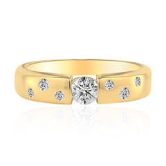 Bague en or et Diamant IF (D)