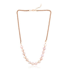 Collier en argent et Perle de culture d'eau douce pourpre (TPC)