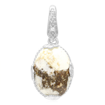 Pendentif en argent et Magnésite