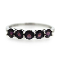 Bague en argent et Topaze raisin
