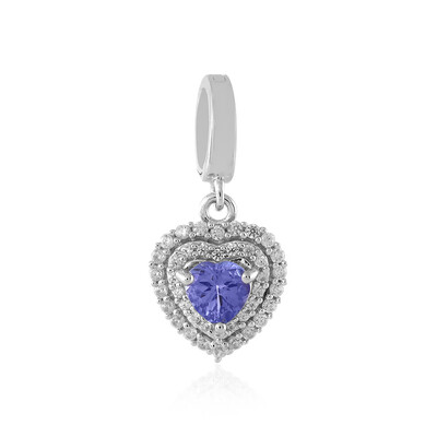 Pendentif en argent et Tanzanite