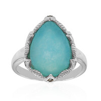 Bague en argent et Amazonite (Annette classic)