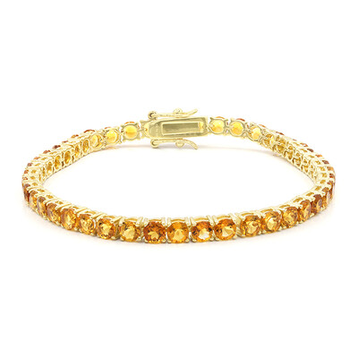 Bracelet en argent et Citrine Madère