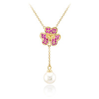 Collier en or et Perle d'Akoya (Michelle Albala)