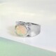 Bague en argent et Opale Welo