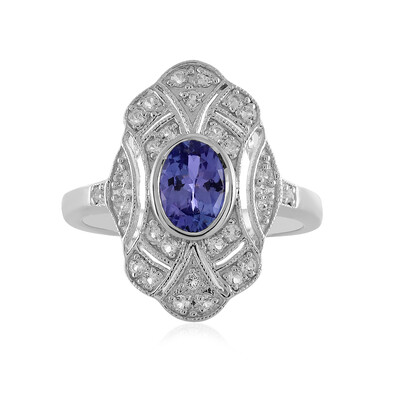 Bague en argent et Tanzanite