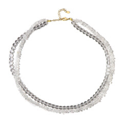 Collier en argent et Quartz blanc