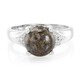 Bague en argent et Quartz Dinosaure