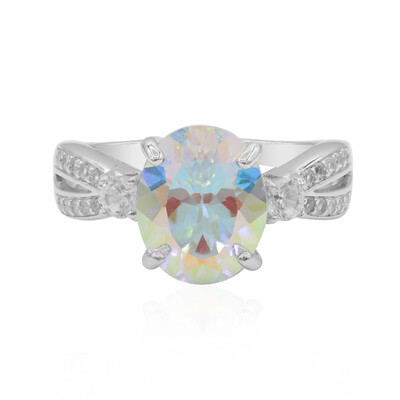 Bague en argent et Topaze Rayon de Lune