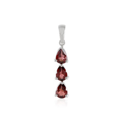 Pendentif en argent et Grenat du Mozambique