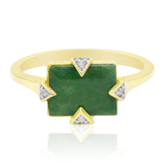 Bague en or et Jadéite Impériale