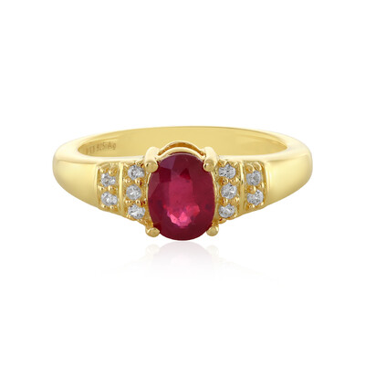 Bague en argent et Rubis de Bemainty
