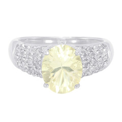 Bague en argent et Pierre du Soleil