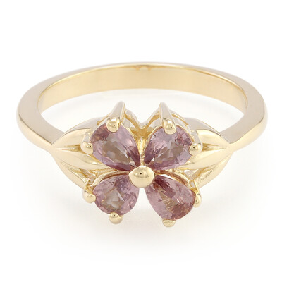 Bague en or et Saphir Padparadscha non chauffé (AMAYANI)