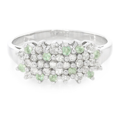 Bague en argent et Tourmaline Paraïba