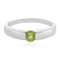 Bague en argent et Péridot