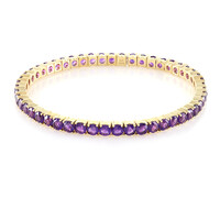 Bracelet en argent et Améthyste de Zambie