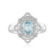 Bague en argent et Zircon de Ratanakiri