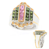 Bague en argent et Tourmaline rose (Gems en Vogue)