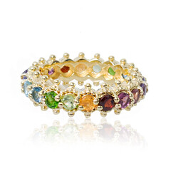 Bague en argent et Grenat du Mozambique (Dallas Prince Designs)