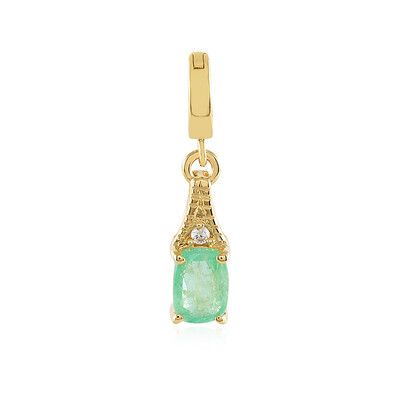 Pendentif en argent et Emeraude de Russie