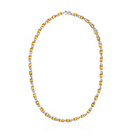 Collier en argent et Citrine
