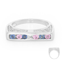 Bague pour homme en argent et Saphir de Kanchanaburi