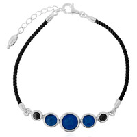 Bracelet en argent et Ambre bleue de Colombie
