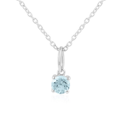 Collier en argent et Aigue-marine